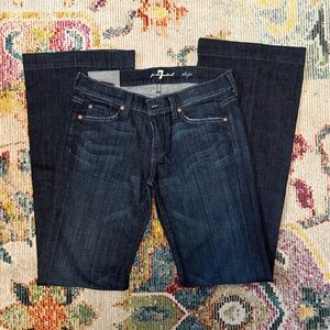 7 For All Mankind Dojo wide leg trouser Jean size 28